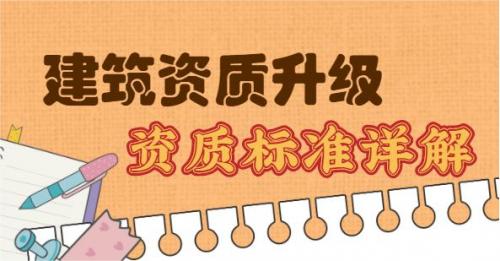 建筑资质升级