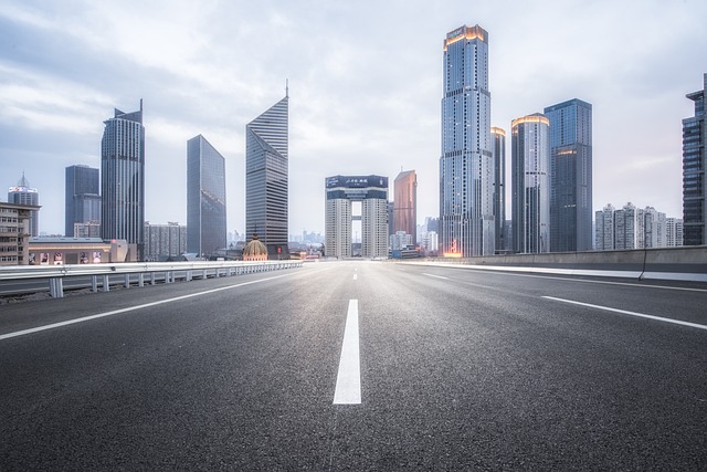 城市 风景 天空 现代建筑 公路