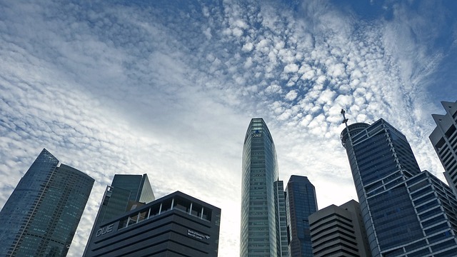 写字楼 商业 天空